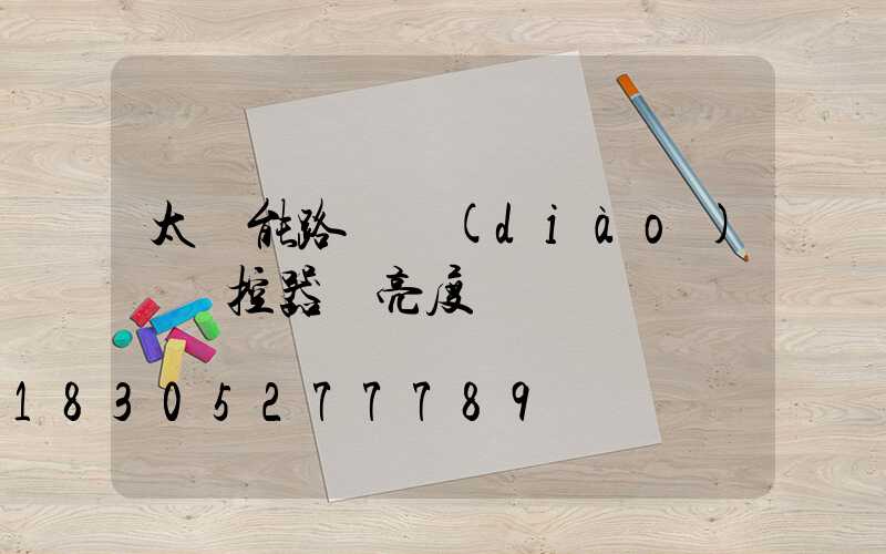 太陽能路燈調(diào)試遙控器 亮度